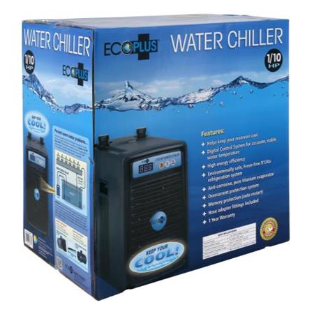 EcoPlus 1/10th HP Chiller For Hydroponics and Cold Plunge Tubs - GrowDaddy
