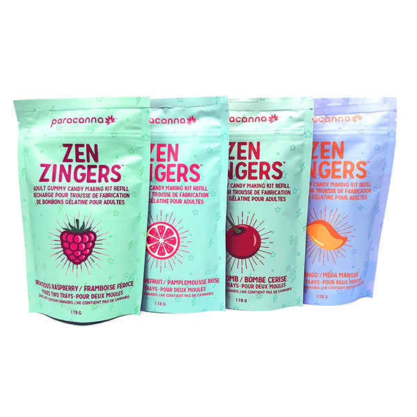 ZenZingers Pandemic Peach Gummy Mix Refill - Do It Yourself Edibles Kits