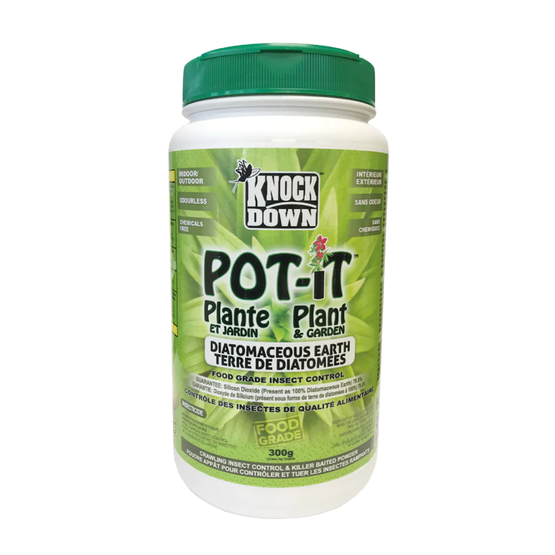 diatomaceous earth in plant pots Pot-It Plant & Garden Diatomaceous Earth 300G– GrowDaddy