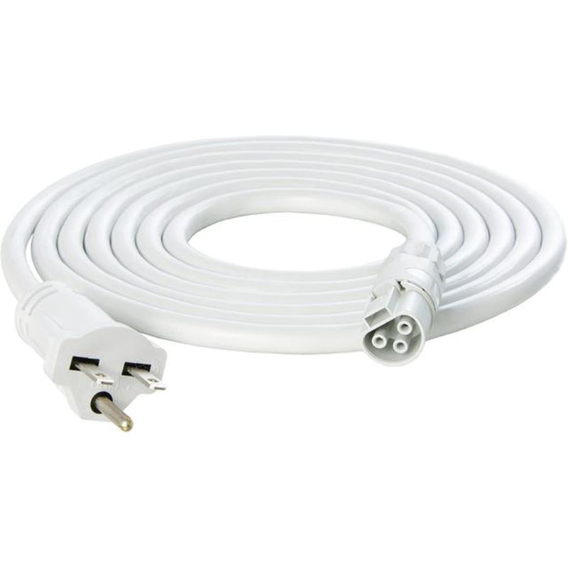 10' PhotoBio X White Cable Harness, 16AWG, 110-2120V, Plug 5-15P - GrowDaddy