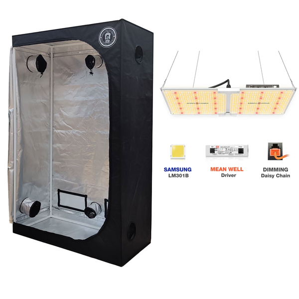 spider farmer 2x4 grow tent 2x4 Living Room Grow tent With Spider Farmer Sf2000 LED Grow Light– GrowDaddy