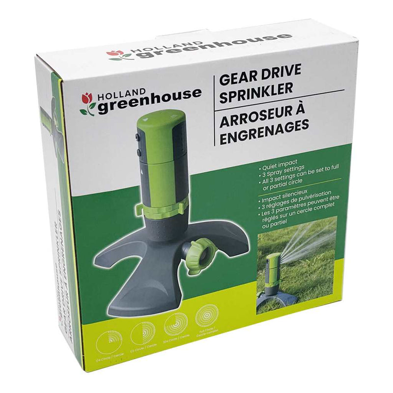 Green House Pro Mini Gear Drive Sprinkler 3 Spray settings - GrowDaddy