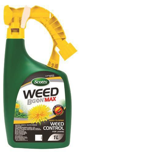 scotts weed b gon max herbicide Scotts Weed B Gon MAX Ready-to-Spray Weed Control for Lawns 1L– GrowDaddy