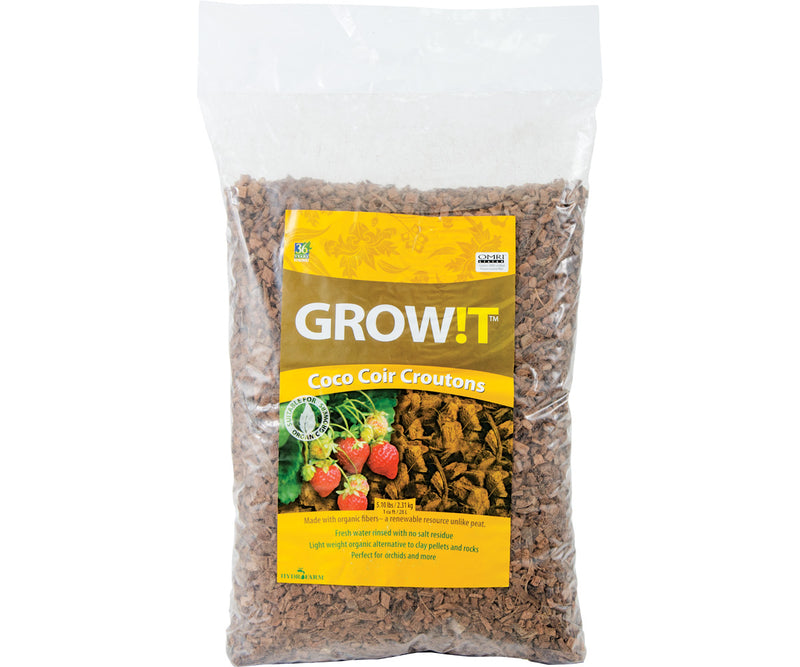 Grow IT Coco Coir Croutons, 28 L bag - GrowDaddy