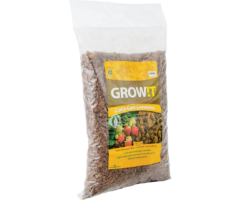Grow IT Coco Coir Croutons, 28 L bag - GrowDaddy