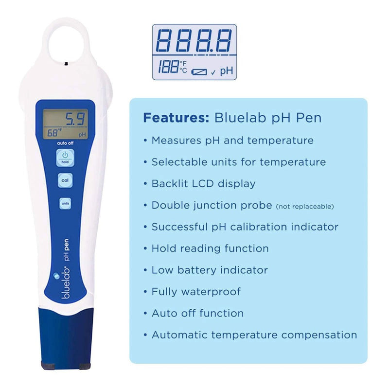 Bluelab Growers Tool Box pH Pen & Conductivity and Temperature Pen for Water - GrowDaddy