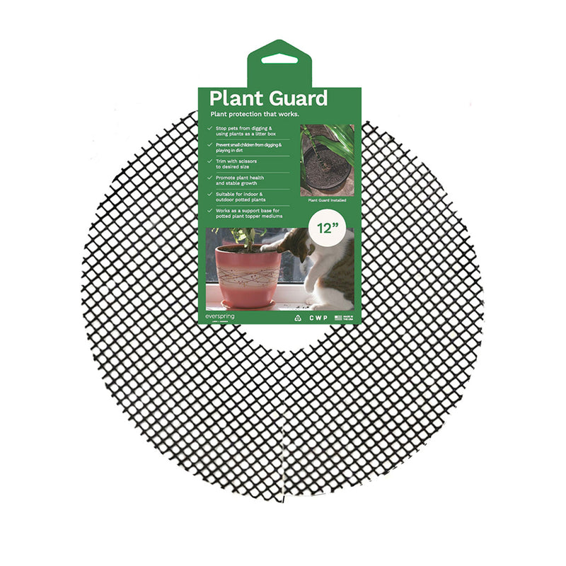 12" Plant Guard (2 Pk)Cuttable Flower Grid | Plant Covers from Animals | Soil Cover Protector to Keep Baby from Dirt & Pet Digging | Indoor or Outdoor Use by CURTIS WAGNER - GrowDaddy