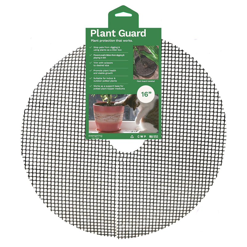 12" Plant Guard (2 Pk)Cuttable Flower Grid | Plant Covers from Animals | Soil Cover Protector to Keep Baby from Dirt & Pet Digging | Indoor or Outdoor Use by CURTIS WAGNER - GrowDaddy