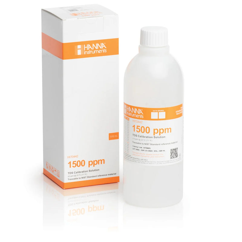 Hanna TDS Calibration Solution 500ml - GrowDaddy