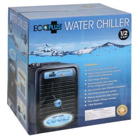 EcoPlus 1/2 HP Chiller For Hydroponics and Cold Plunge Tubs - GrowDaddy