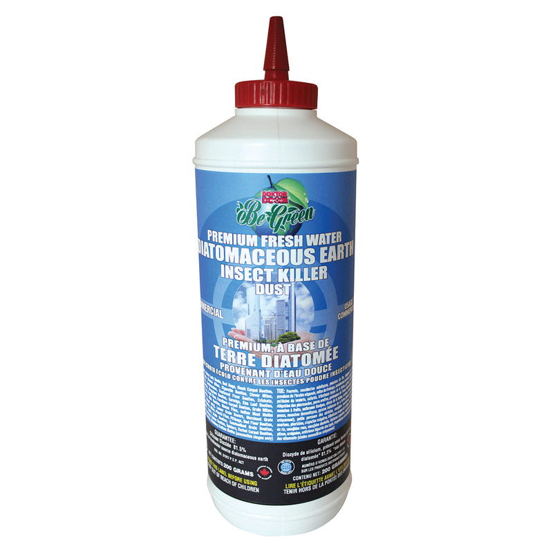 BeGreen Premium Fresh Water Diatomaceous Earth 200g Commercial - GrowDaddy