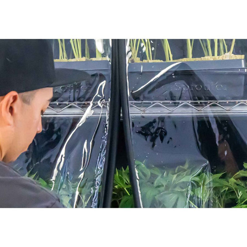 Athena  VP Dome 48'' x 72'' x 18' For propagation, Mushroom cultivation and Microgreens - GrowDaddy