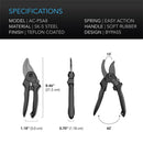 AC INFINITY Bypass Blades Stainless Steel Pruning Shear 8" - GrowDaddy