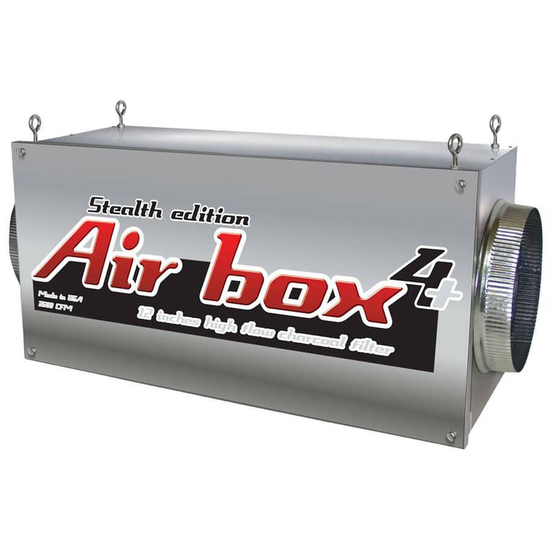 Air box 4+ Stealth Edition 3500CFM 12" - GrowDaddy