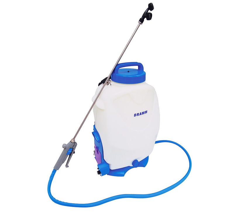 Dramm BackPack Sprayer 4 Gallon Rechargeable Battery 150PSI - GrowDaddy