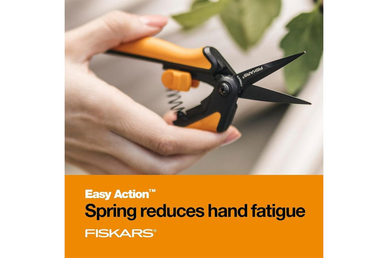 Fiskars Non-Stick Micro-Tip Pruning Snip - GrowDaddy