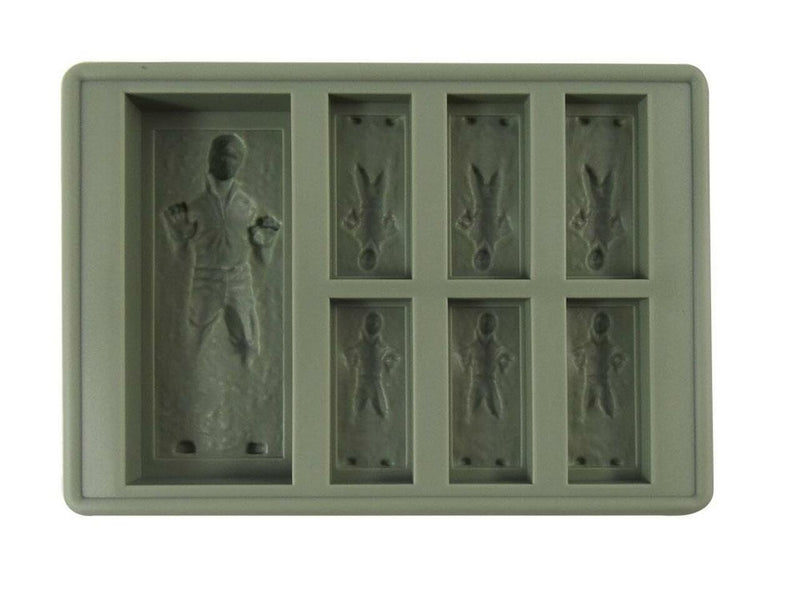 Dope Molds Silicone Gummy Mold - 7 Cavity Grey Han Solo Frozen in Carbonite - GrowDaddy
