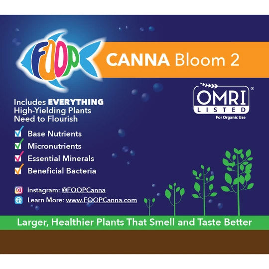 FOOP Canna Bloom 2 - Organic Plant Nutrients - GrowDaddy