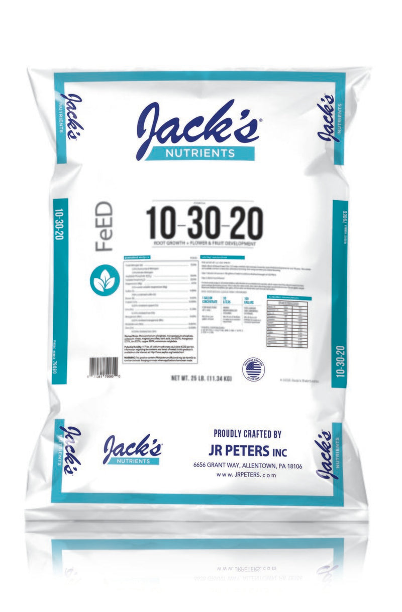 Jack's Nutrients 10-30-20 Bloom - GrowDaddy