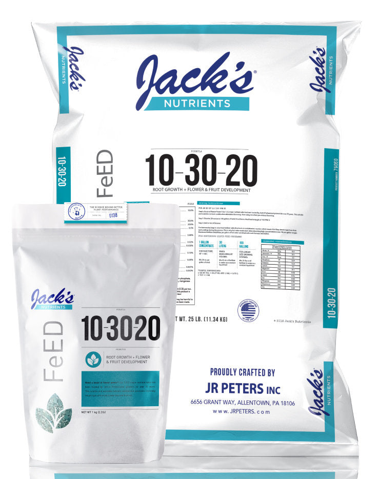 Jack's Nutrients 10-30-20 Bloom - GrowDaddy
