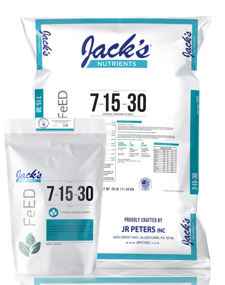 Jack's Nutrients 7-15-30 Finish - GrowDaddy