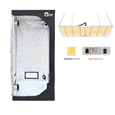 3 x 3 The Living Room Grow Tent with SF2000 LED or SF1000 - GrowDaddy