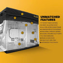 2x2.5 Gorilla Grow Tent with 12" Extension Kit - GrowDaddy