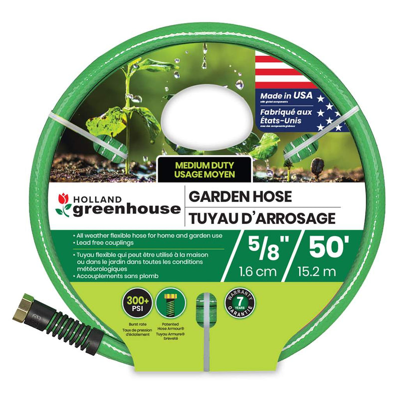 Greenhouse Garden Hose 5/8"  Water Hose Medium Duty (50ft, 100ft) - GrowDaddy