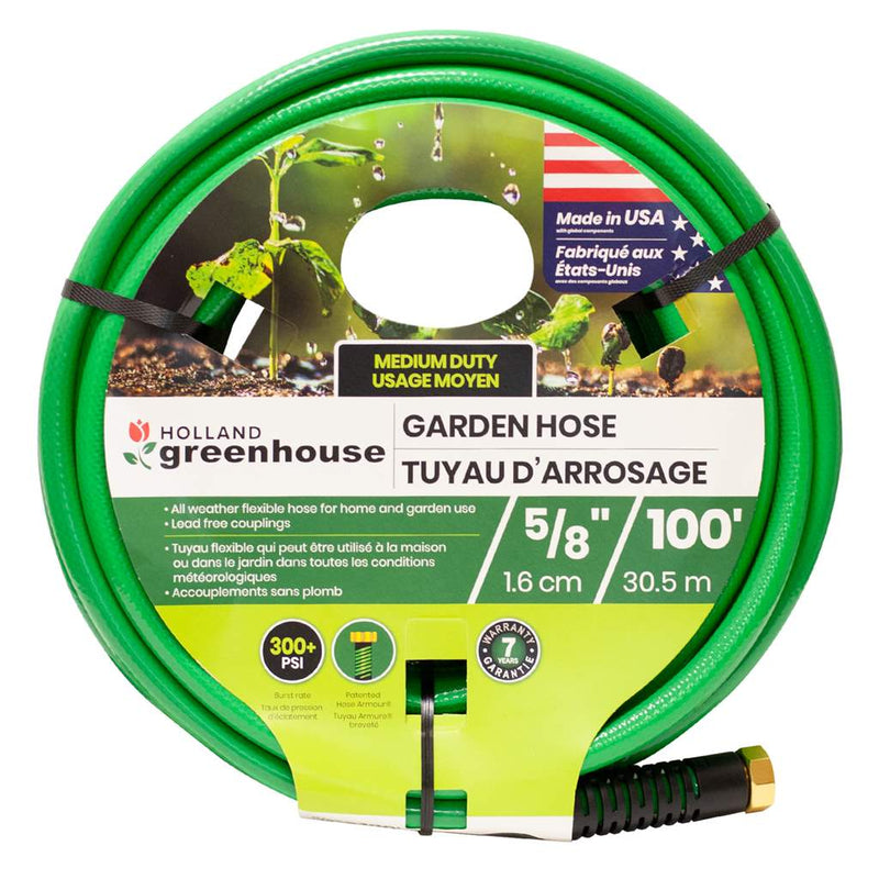 Greenhouse Garden Hose 5/8"  Water Hose Medium Duty (50ft, 100ft) - GrowDaddy