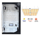 5x5 Living Room Grow tent With Spider Farmer SF4000 LED Grow Light - GrowDaddy