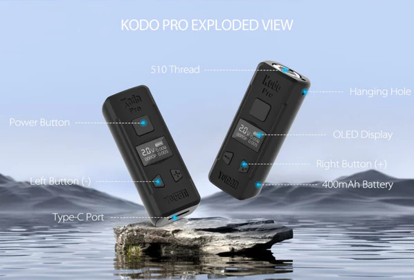 YOCAN : Yocan Kodo Pro CBD Mod Display - GrowDaddy