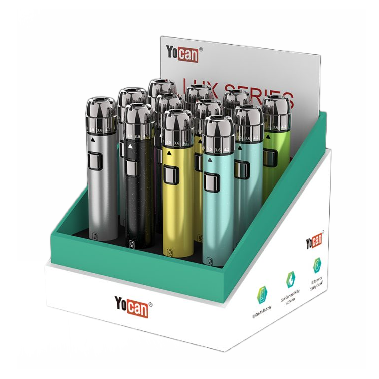 YOCAN : Yocan Lux Plus Mod Mixed Colours Display, 650 mAh - GrowDaddy