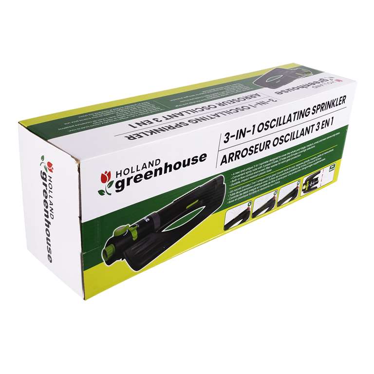 Greenhouse Pro 3 in 1 Oscillating Sprinkler - GrowDaddy