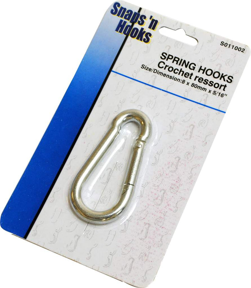 Nickel-plated Spring Hooks for Hanging (All Sizes) - GrowDaddy