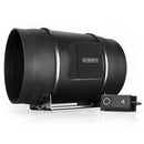 CLOUDLINE S Series Quiet Inline Duct System Fan + Speed Controller - GrowDaddy
