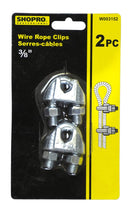 Galvanized Wire 2 Piece Rope Clip 3/8" - GrowDaddy