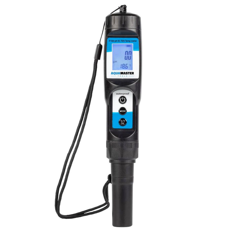 AquaMaster P160 pH EC PPM TDS Temp Combo Meter - GrowDaddy