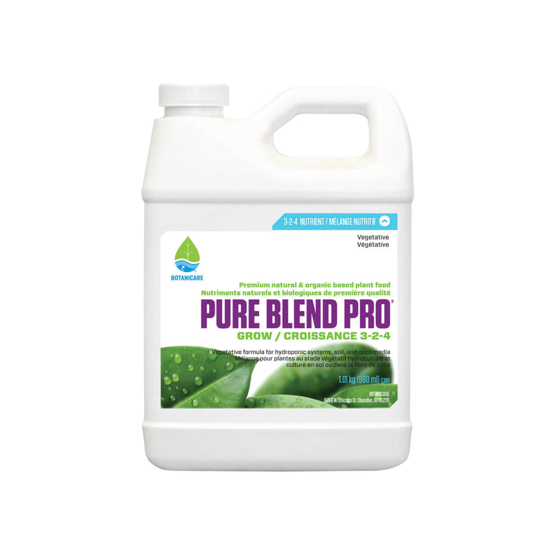 Botanicare Pure Blend Pro Grow Plant Nutrients - GrowDaddy