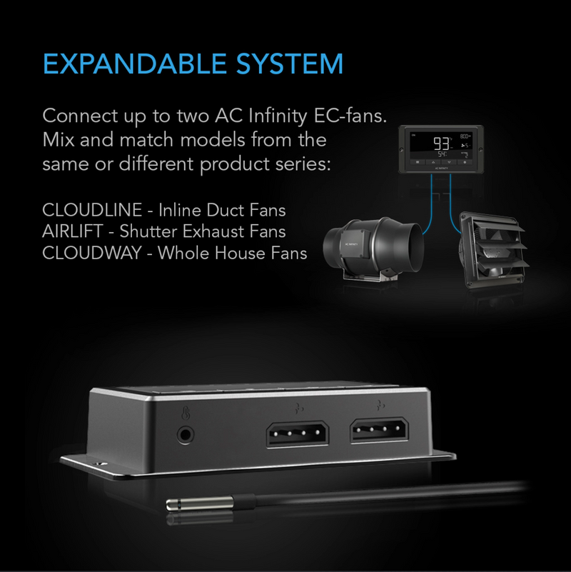 Ac Infinity Bluetooth Temperature and Humidity Fan Controller 67 - GrowDaddy