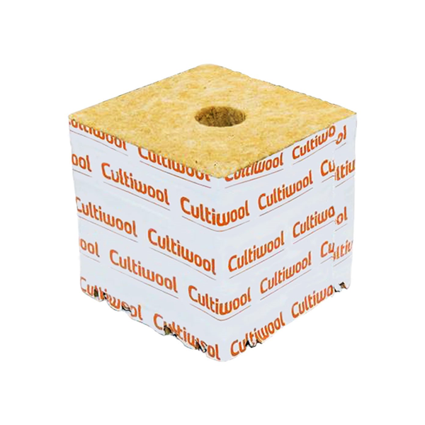Cultiwool Block 4'' x 4'' x 4'' (144 / Cs) - GrowDaddy