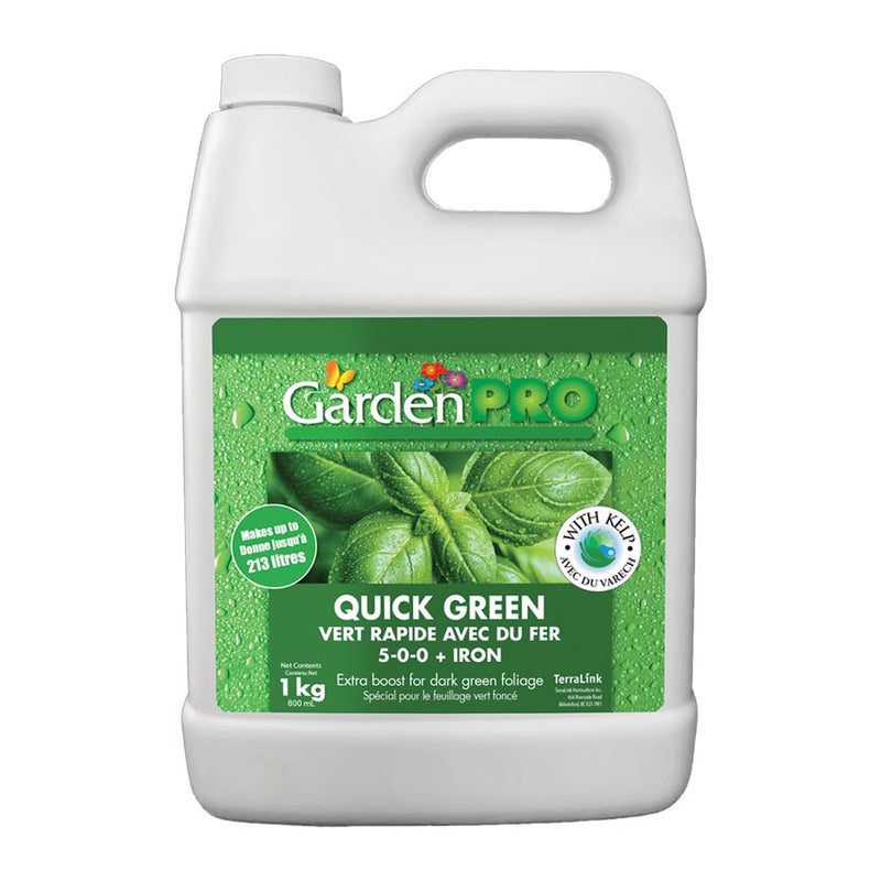 GardenPro Quick Green w/ Kelp & Iron: For dark green foliage - GrowDaddy