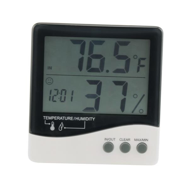 Grower's Edge Large Display Digital Thermometer & Hygrometer - GrowDaddy