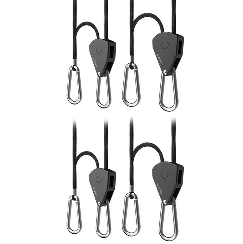AC INFINITY Heavy-Duty Adjustable Rope Clip Hangers - GrowDaddy