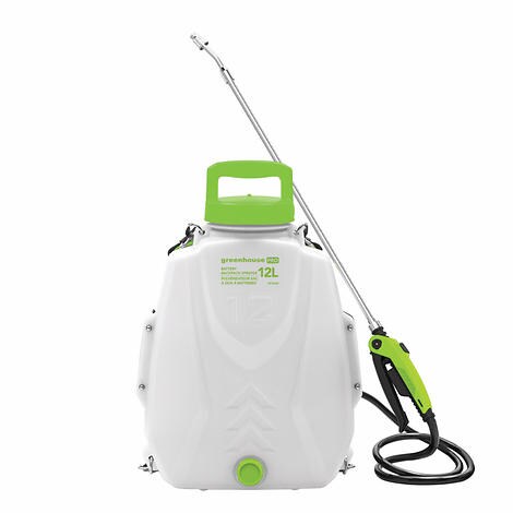 12 Litre Battery-Powered Backpack Sprayer, 120 Minute Run Time - GrowDaddy