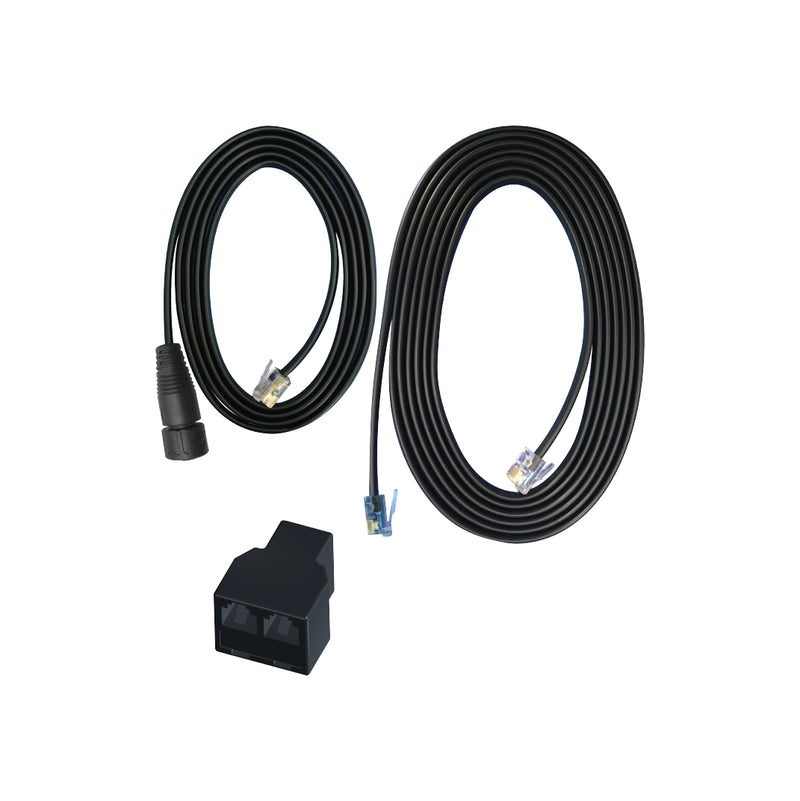 TrolMaster RJ12 to M16 PushLock Connector Cable Set for Fluence ECS-5 - GrowDaddy