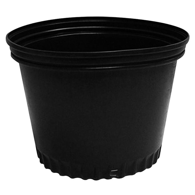 Black Plastic Planter Pots - GrowDaddy