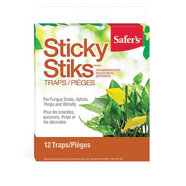 Safer's Sticky Stiks 12 Pack - GrowDaddy