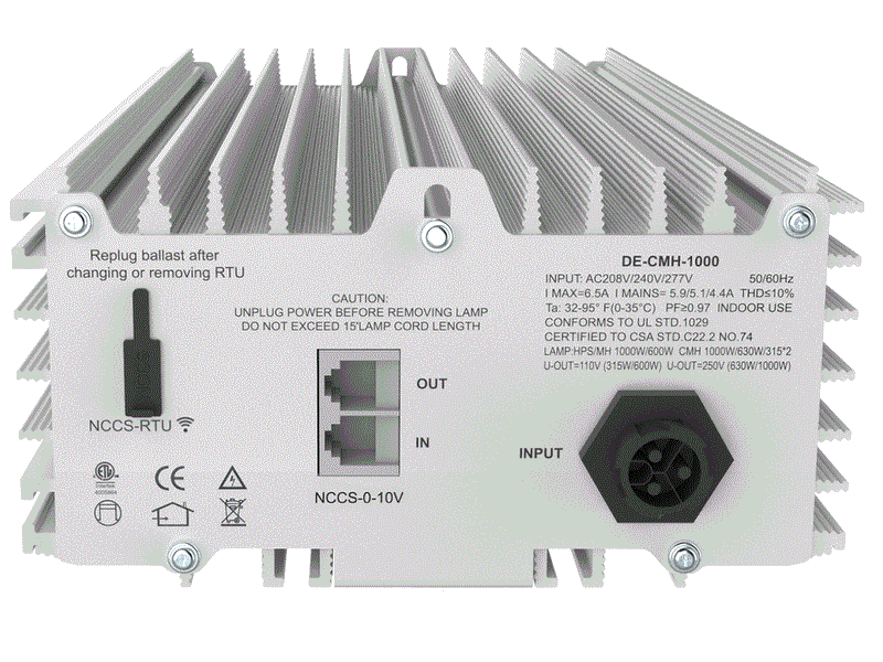 Nanolux Summit Series Modular Lighting HPS/CMH/HPS Compatible – 600W/630W/1000W - GrowDaddy